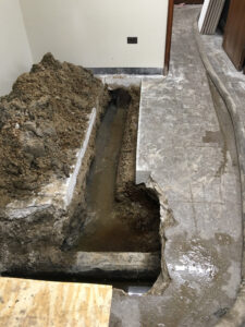 Initial Trench Excavation