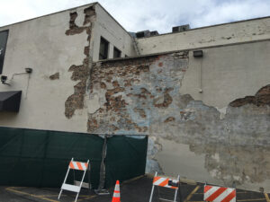 Damaged Exterior Wall