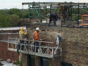 Masonry Repairs in Progress