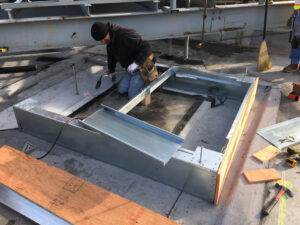 Framing the Rooftop Opening